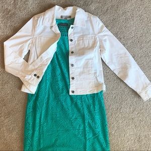 Croft & Barrow White Denim Jacket